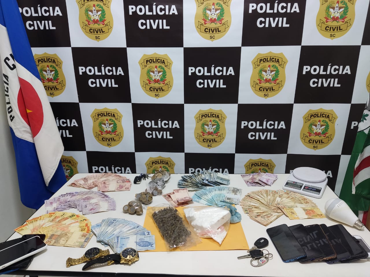 Polícia Civil deflagra a operação “Patrão” em Seara e prende homem investigado por tráfico de drogas