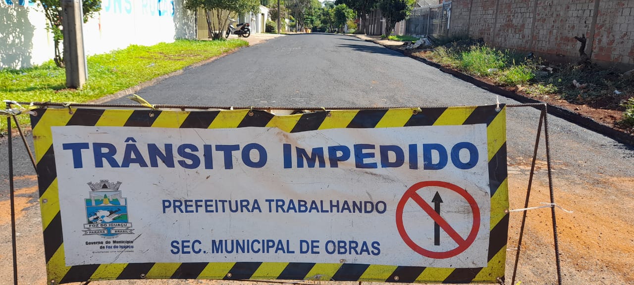 Veja quais as ruas que recebem pavimentação no Jardim Ipê IV