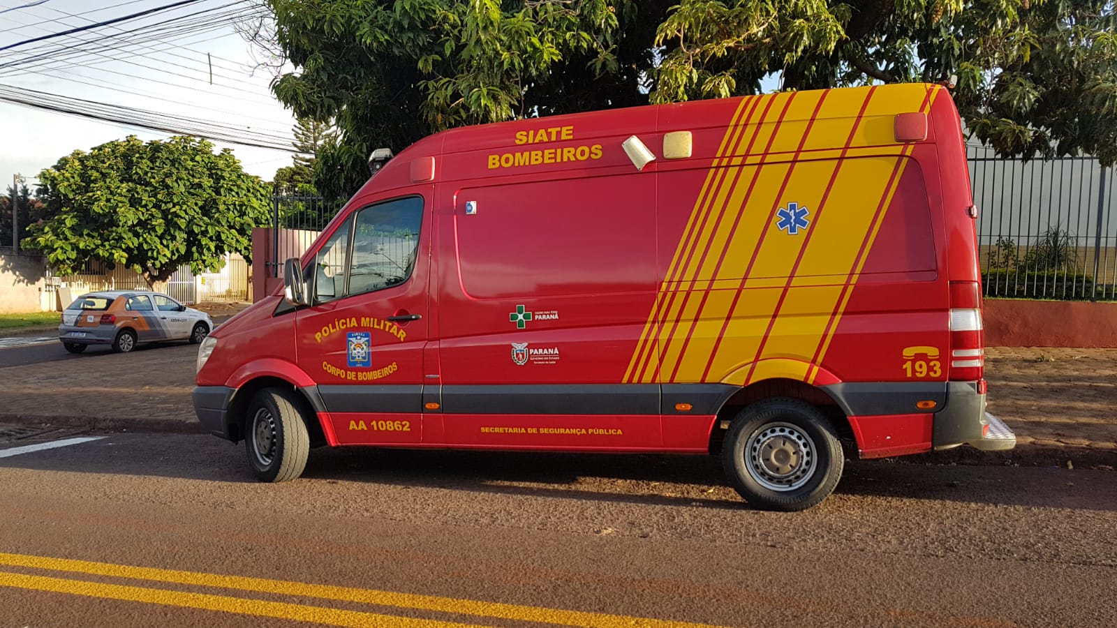 Criança de 10 fratura punho ao cair de árvore no Bairro Universitário