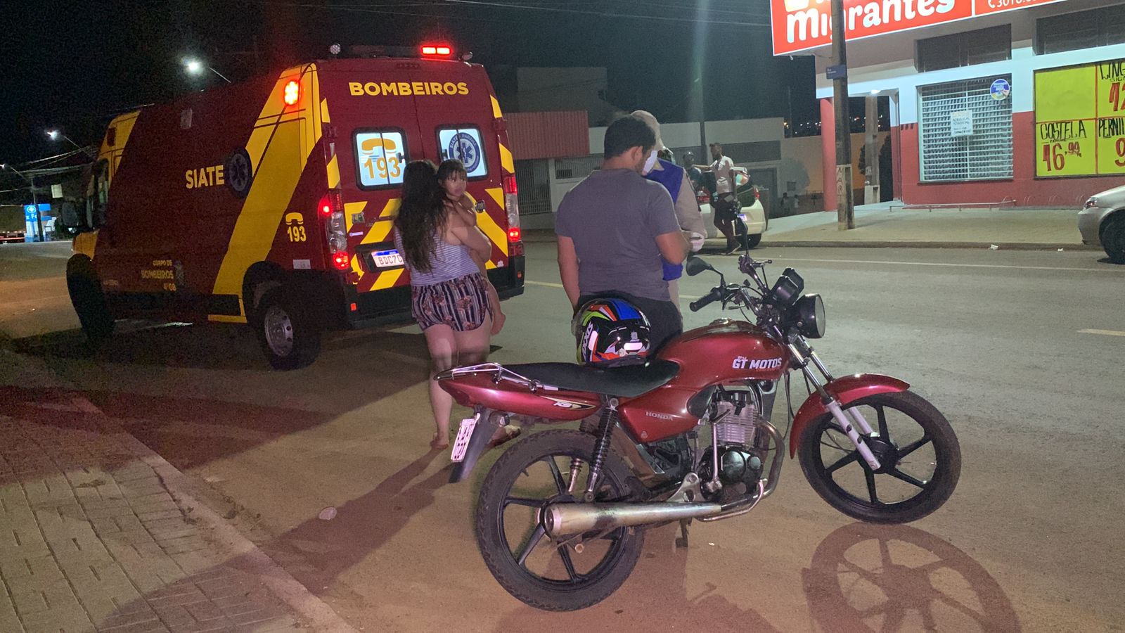 Criança é atropelada no Santa Cruz e sofre fratura