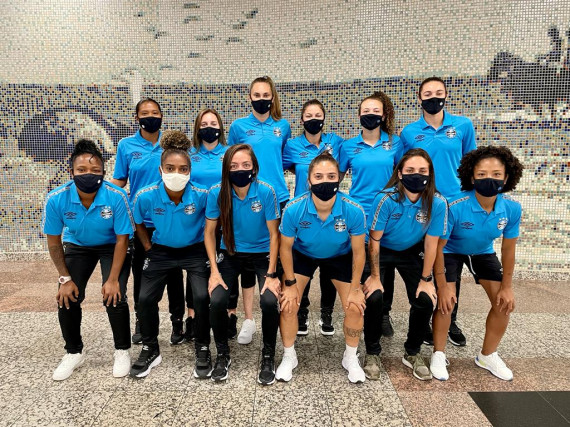 Grêmio embarca para Belo Horizonte com apenas 12 atletas para estreia no Brasileiro Feminino