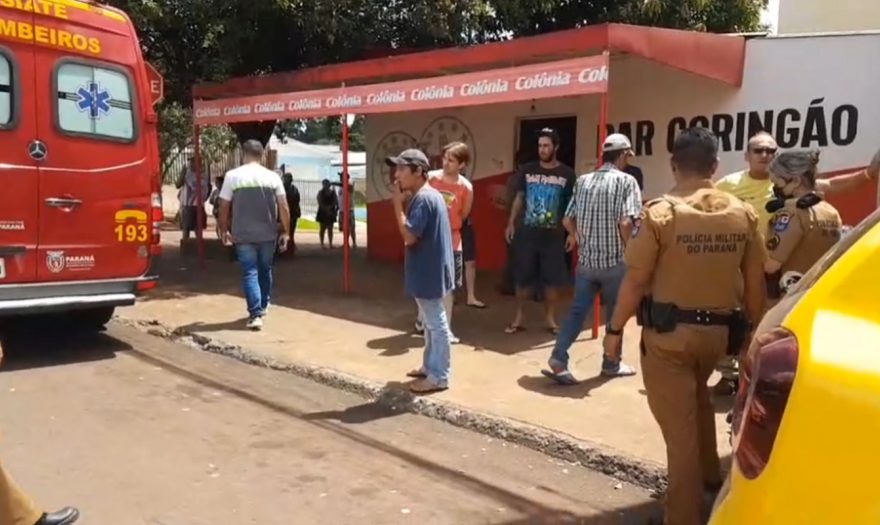 Homem é esfaqueado em bar na Rua Nereu Ramos, em Cascavel