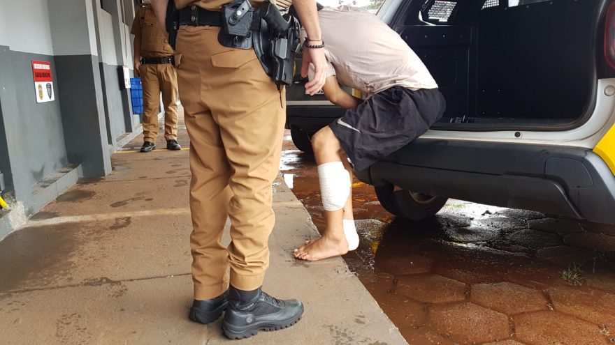 Detido jovem que foi baleado na madrugada de domingo em Cascavel