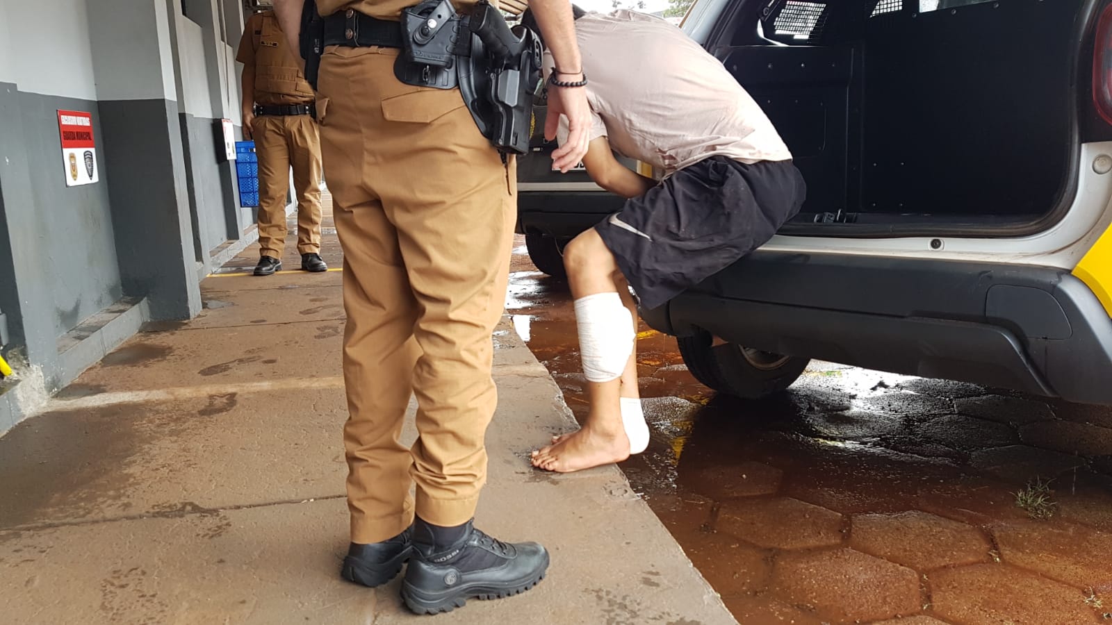 Detido jovem que foi baleado na madrugada de domingo em Cascavel
