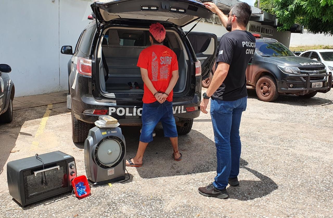 Polícia Civil prende homem por tráfico de drogas em Corumbá