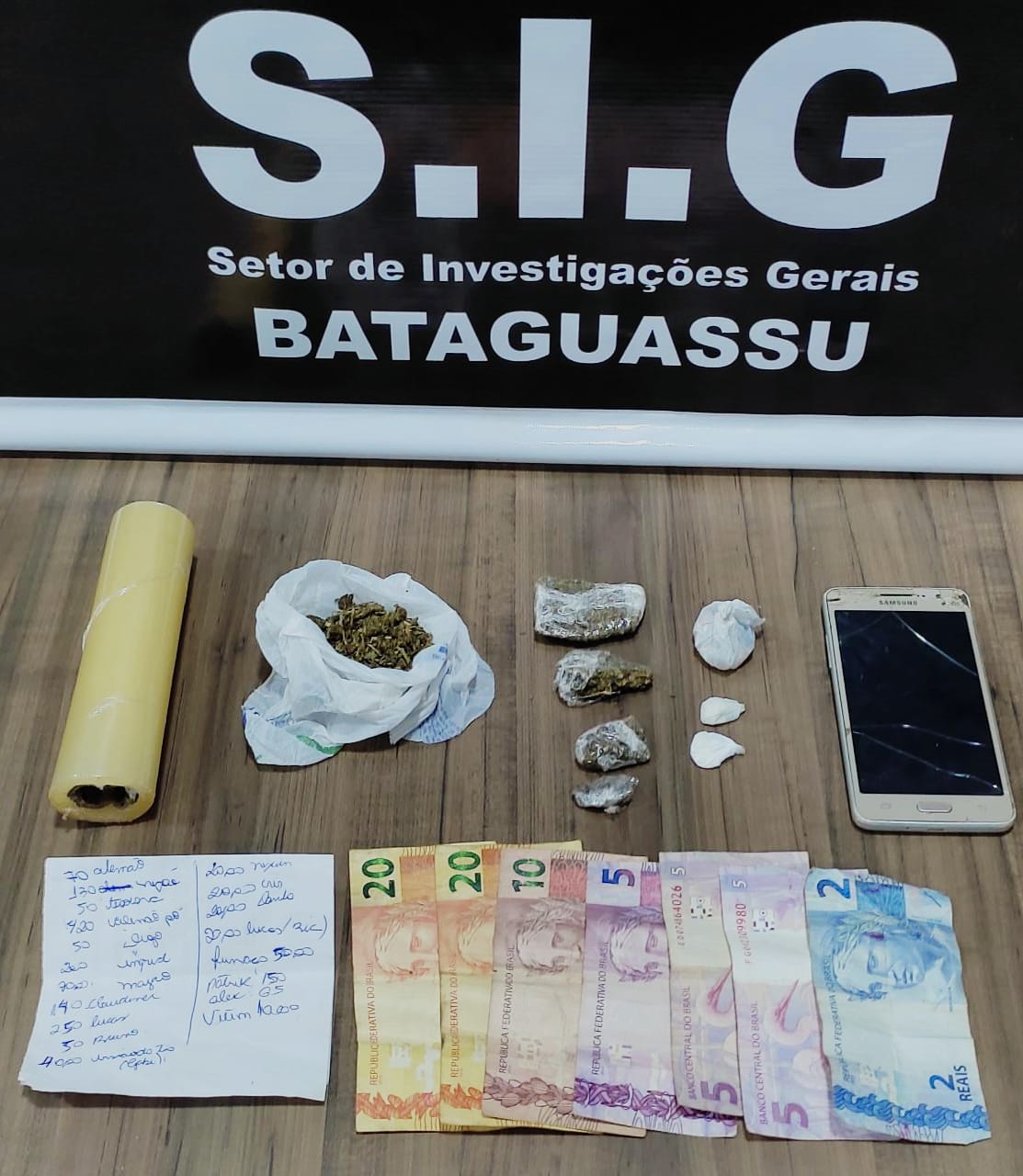 Polícia Civil prende jovem por tráfico de drogas em Bataguassu
