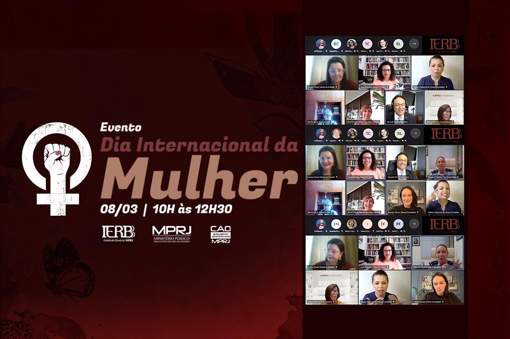 Dia Internacional da Mulher é celebrado pelo MPRJ em evento online
