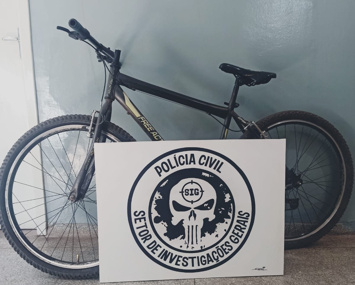 Polícia Civil identifica autor de roubo e recupera bicicleta subtraída