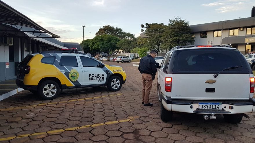 Blazer furtada no São Cristóvão é recuperada pela PM no Brasmadeira