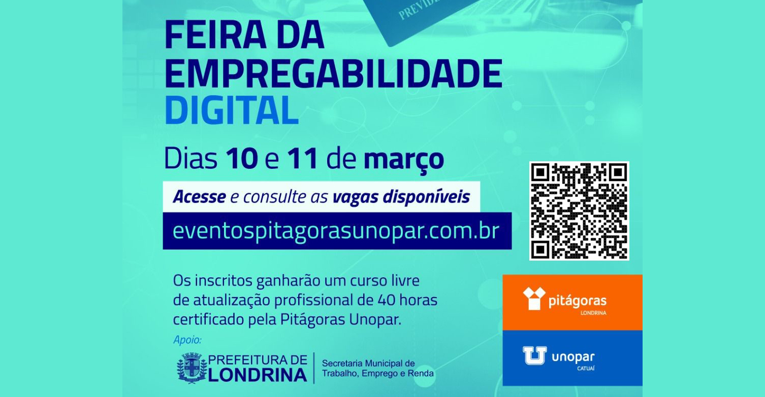 Secretaria do Trabalho participa de Feira da Empregabilidade Digital