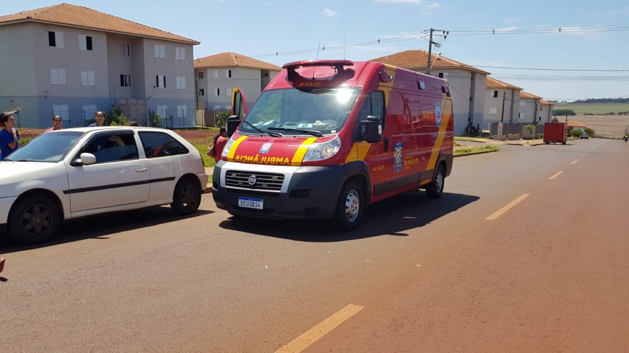 Criança fica ferida ao ser atropelada no Riviera