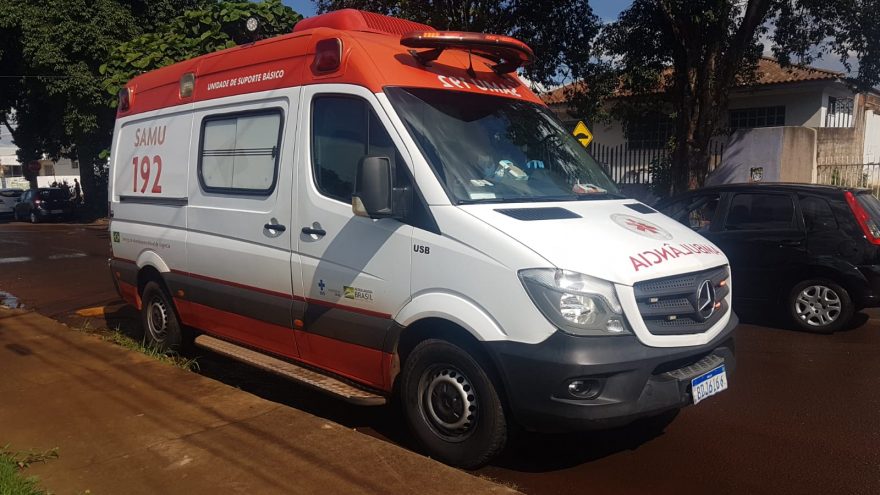 Idoso sofre queda no Bairro Claudete e é socorrido pelo Samu