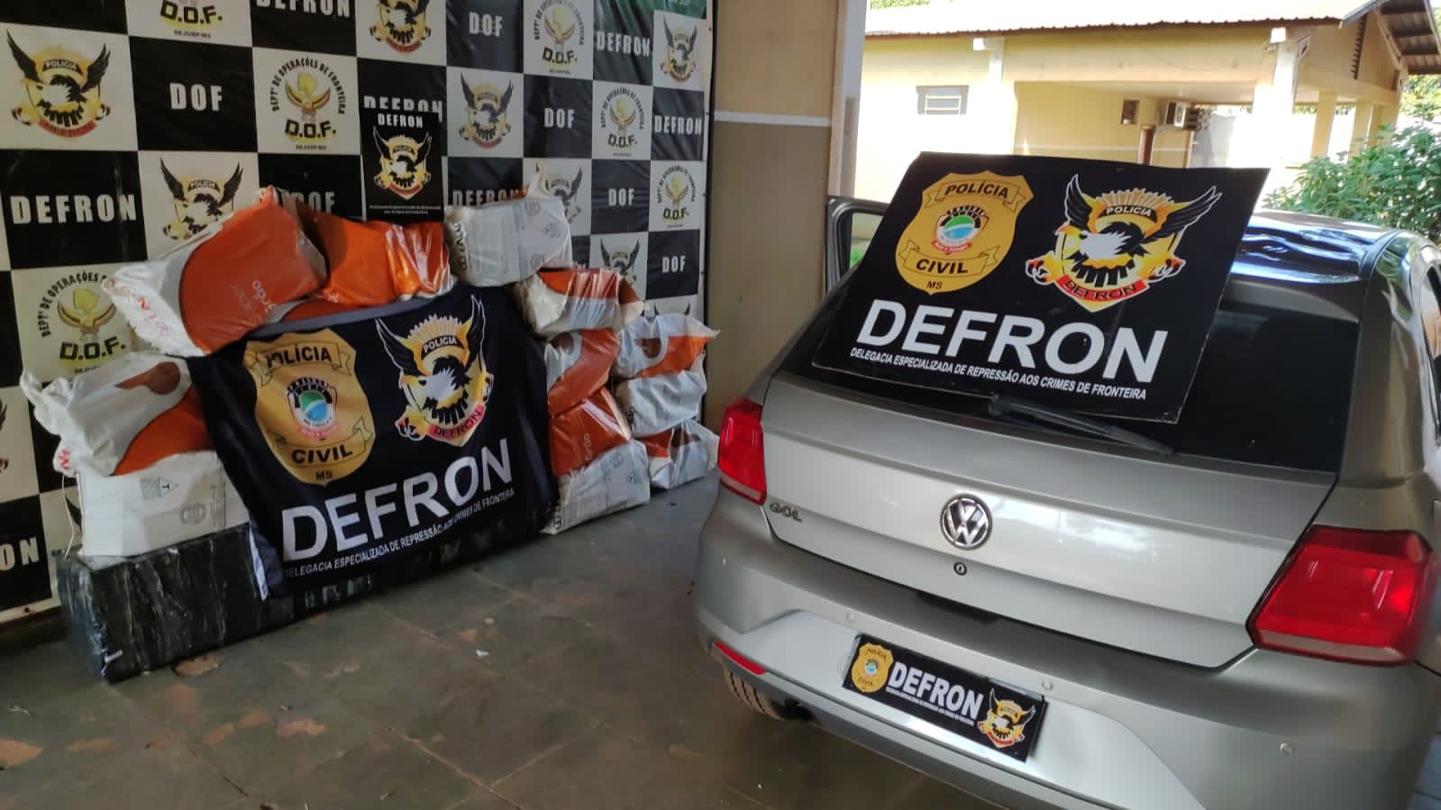 Polícia Civil apreende 500kg de maconha em Ponta Porã