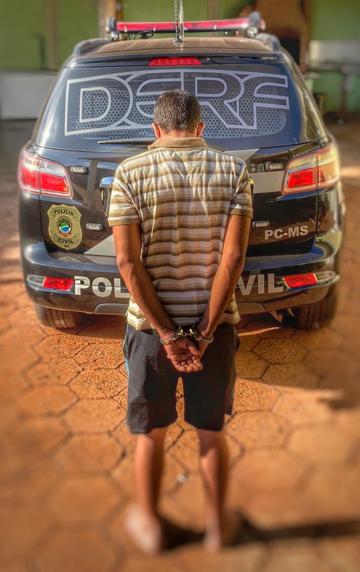 Condenado por crimes contra o patrimônio é preso pela Polícia Civil em Campo Grande