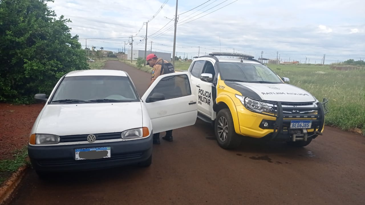 Atualização: Gol furtado em Cascavel é recuperado pela PRE