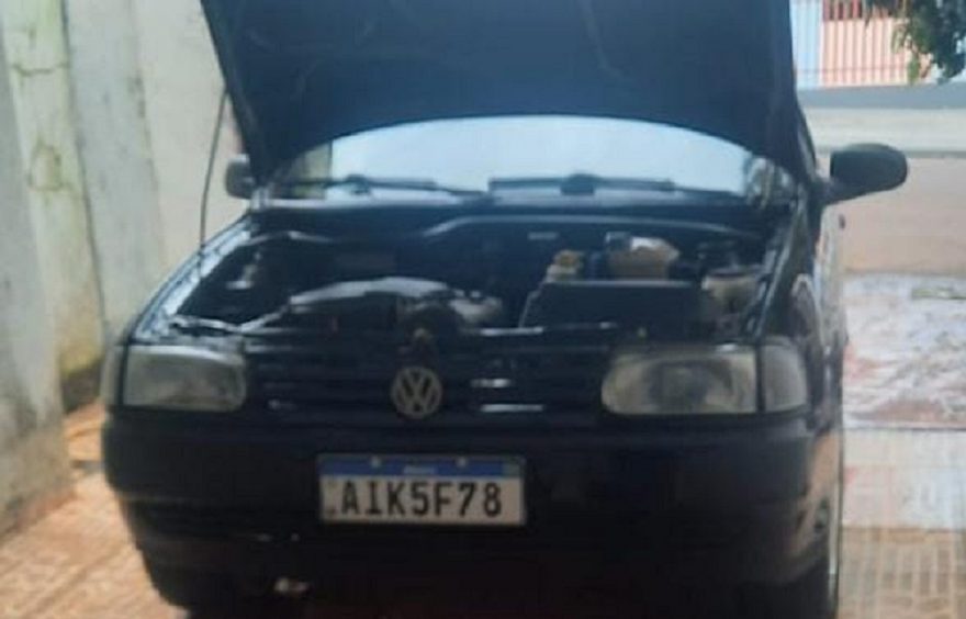Imagens mostram momento em que Gol de placas AIK-5F78 é furtado no Bairro Alto Alegre