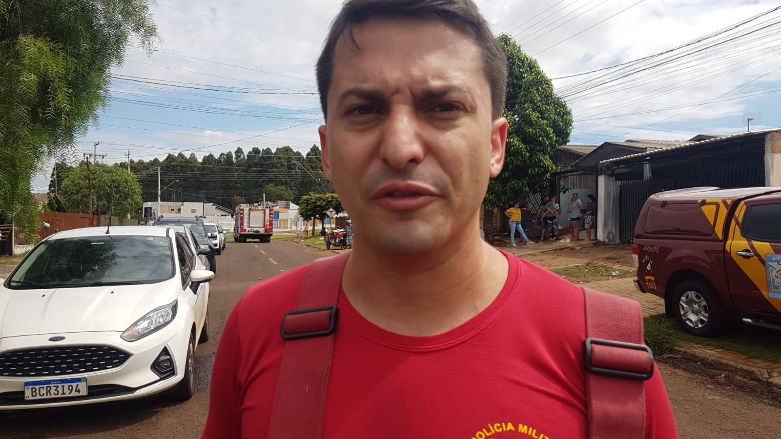 Aspirante Lucas Adelay do Corpo de Bombeiros fala sobre o incêndio no XIV de Novembro
