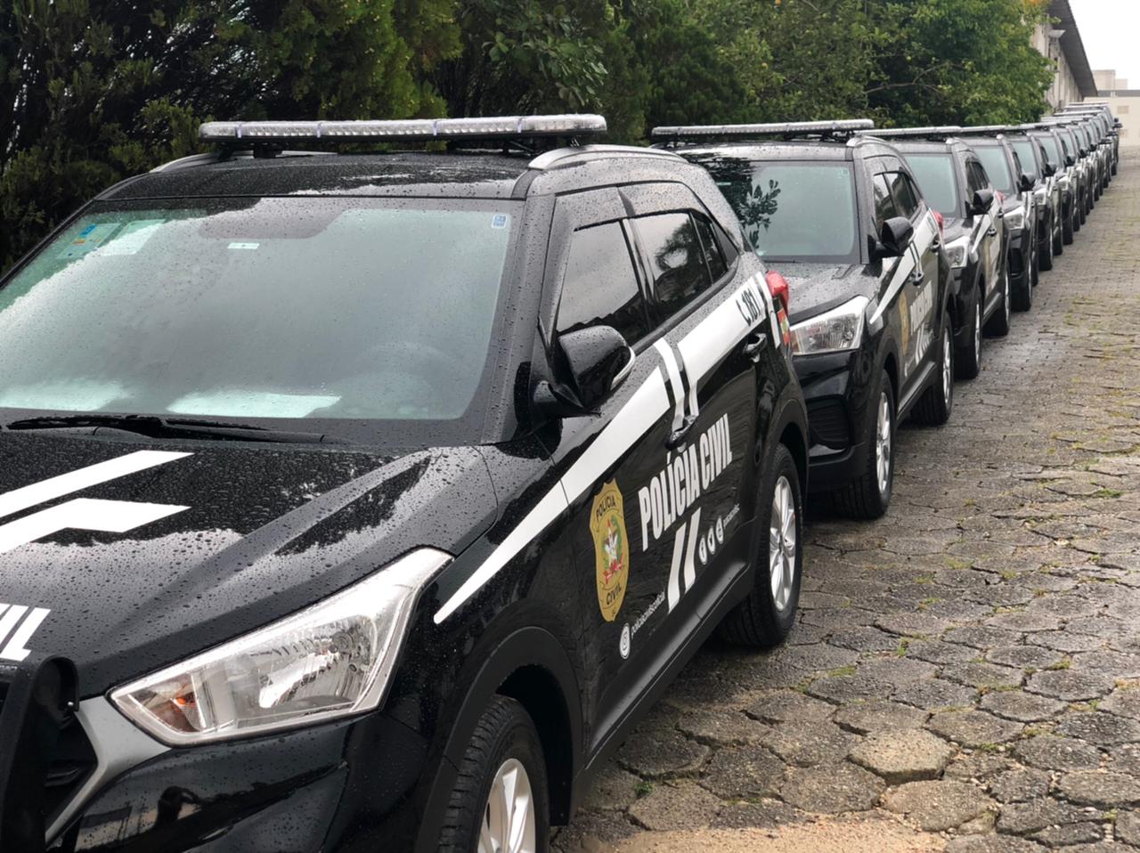 AVISO DE PAUTA: Polícia Civil de SC receberá 43 novas viaturas nesta 3ª feira