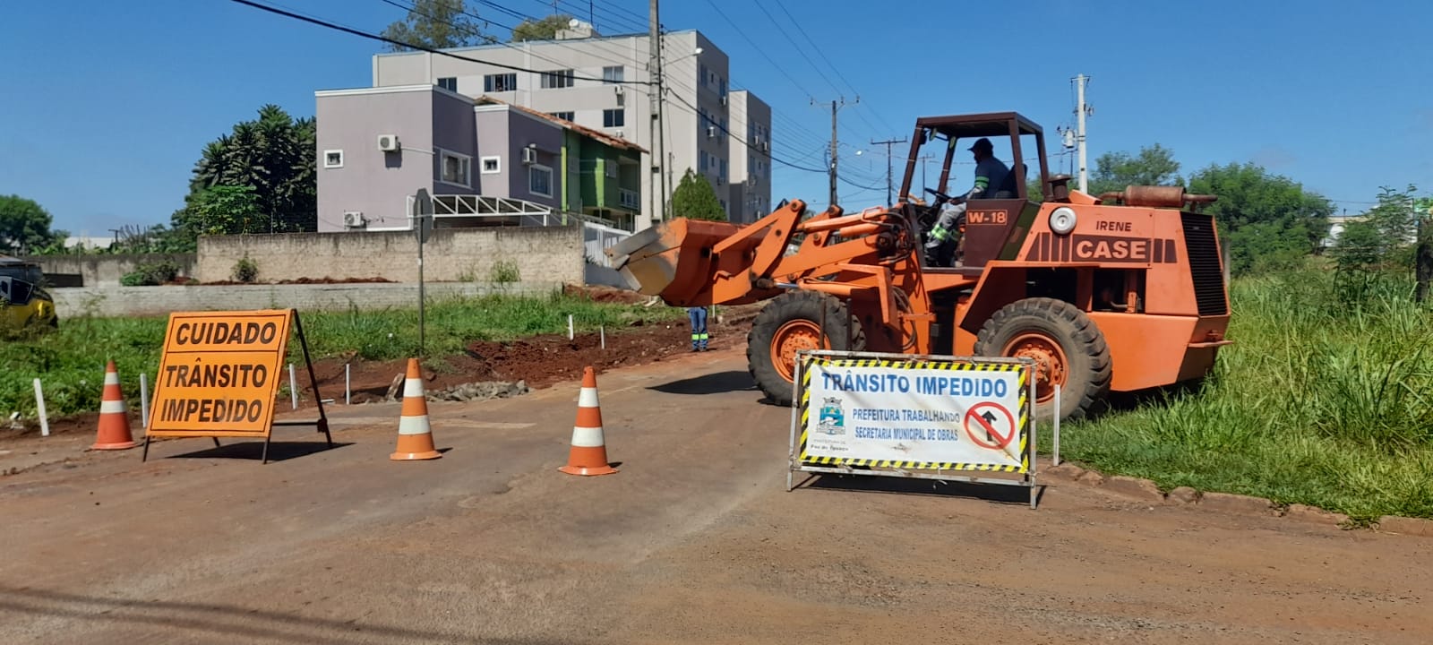 Rua Major Acilino de Castro está interditada para melhorias
