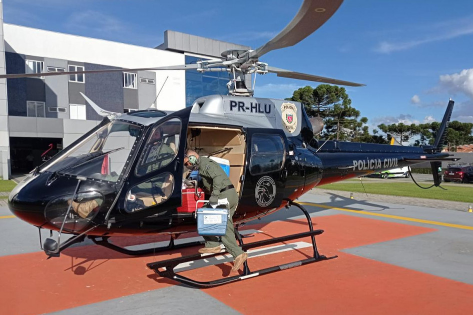 PCPR transporta órgãos para transplantes na RMC
