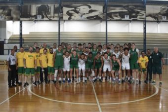 Equipe Sub-20 do basquete realiza jogo-treino contra Seleção Brasileira Sub-18