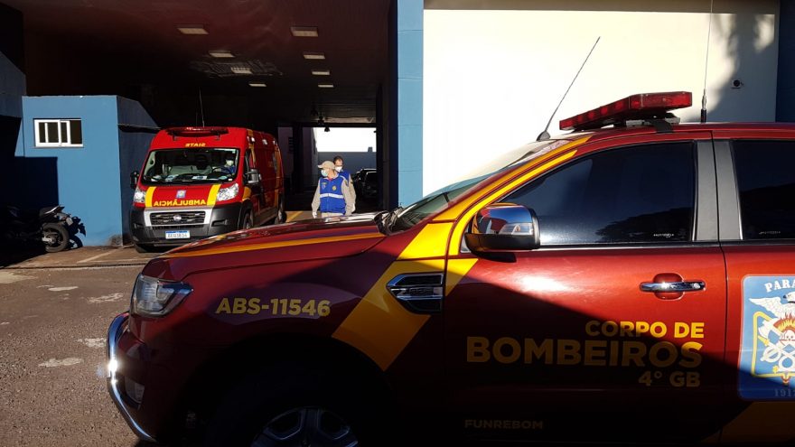 Homem sofre fratura após acidente com máquina