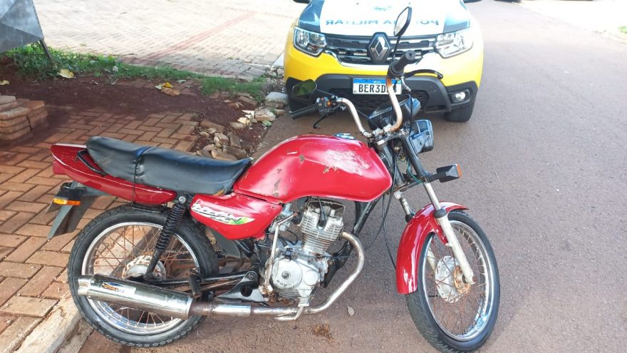 UPS Norte recupera moto com alerta de furto