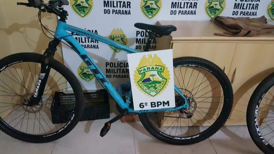 Jovem é apreendido pela PM com duas bicicletas furtadas