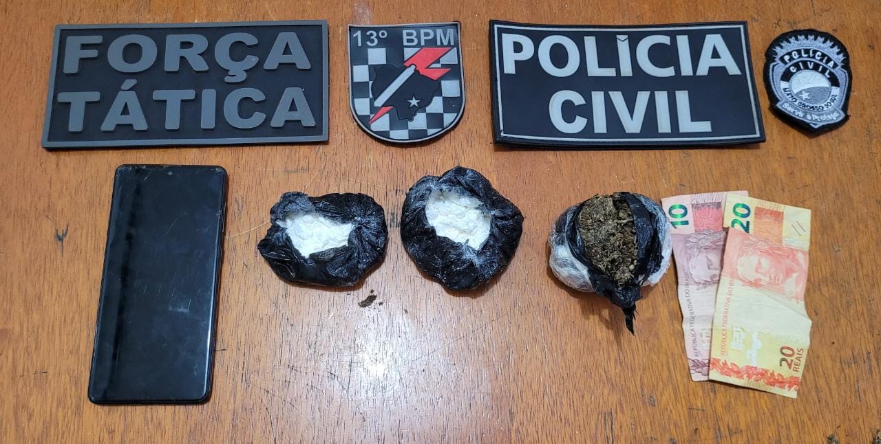 Forças Policiais prendem suspeitos de tráfico de drogas em Paranaíba