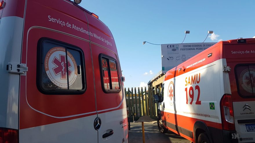 Mulher sofre crise de pânico em colégio; Samu é acionado