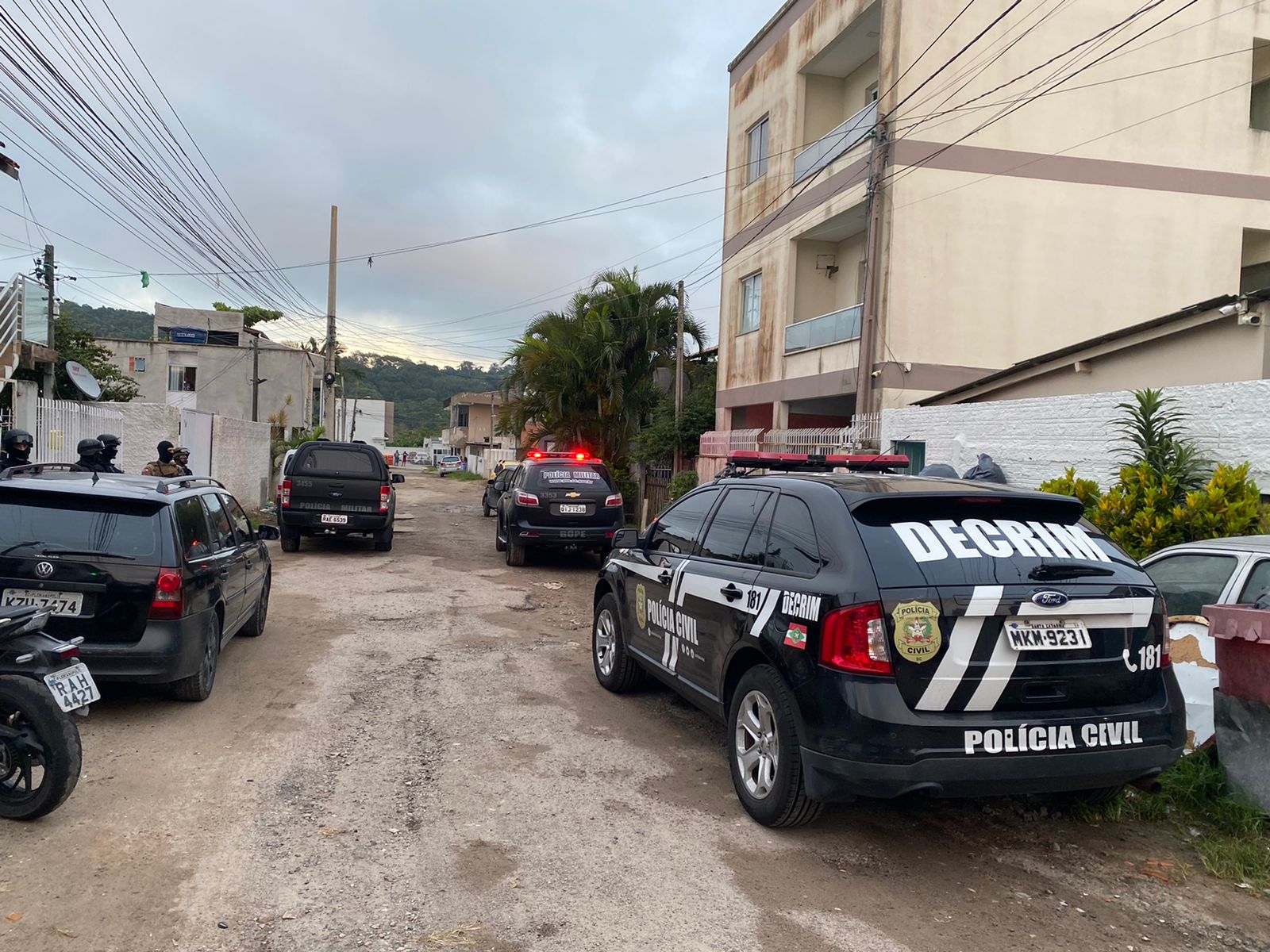 Operação conjunta combate ações criminosas no Norte da Ilha, em Florianópolis