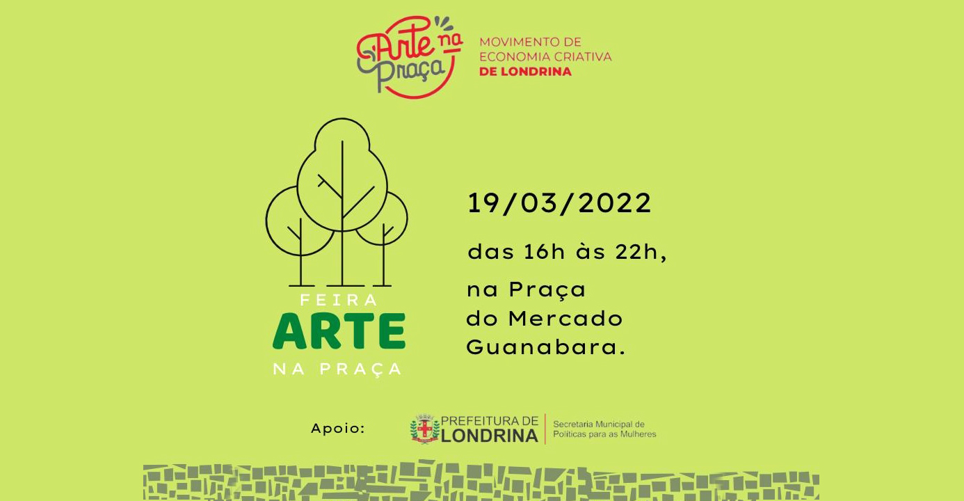 Feira Arte na Praça expõe produtos feitos à mão neste sábado (19)