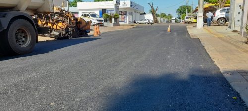 Etapa de pavimentação em Três Lagoas tem cinco vias concluídas Imagem referente a Etapa de pavimentação em Três Lagoas tem cinco vias concluídas