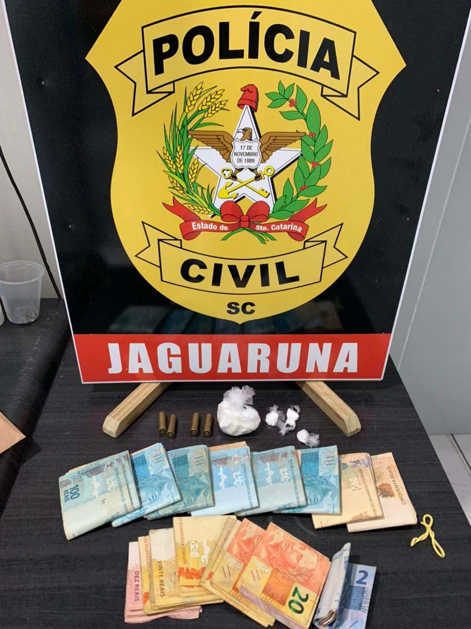 Polícia Civil realiza a operação “Comarca” em combate ao tráfico de drogas e à organização criminosa em Jaguaruna e região
