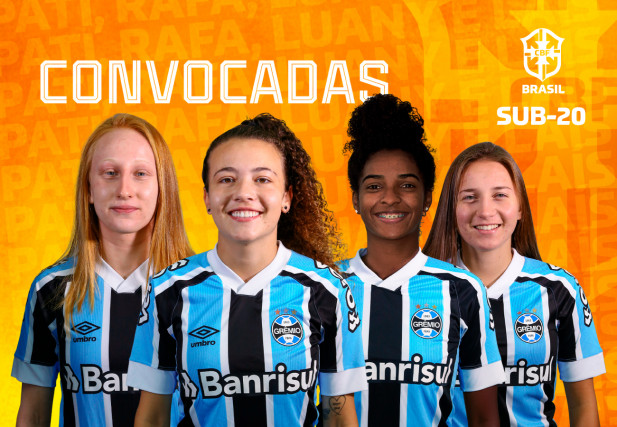 Gurias Gremistas são convocadas para disputa do Sul-Americano Sub-20 