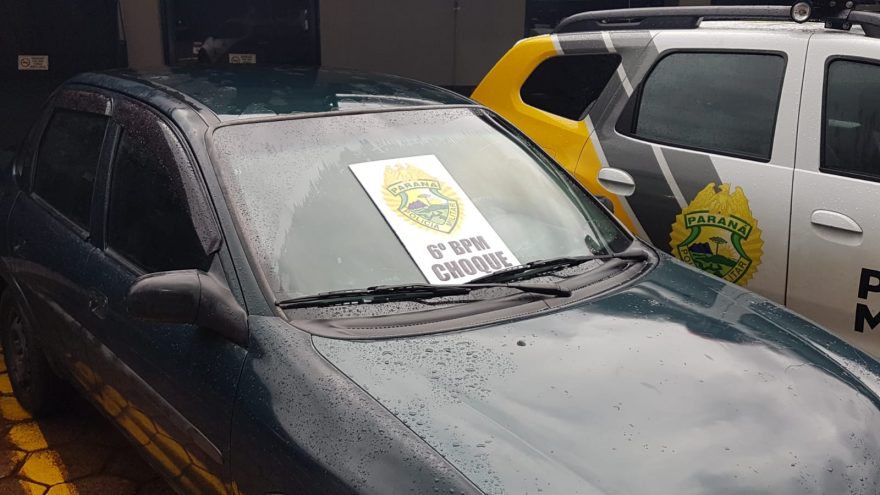 Após ação do Pelotão de Choque, carro e vários outros objetos são recuperados