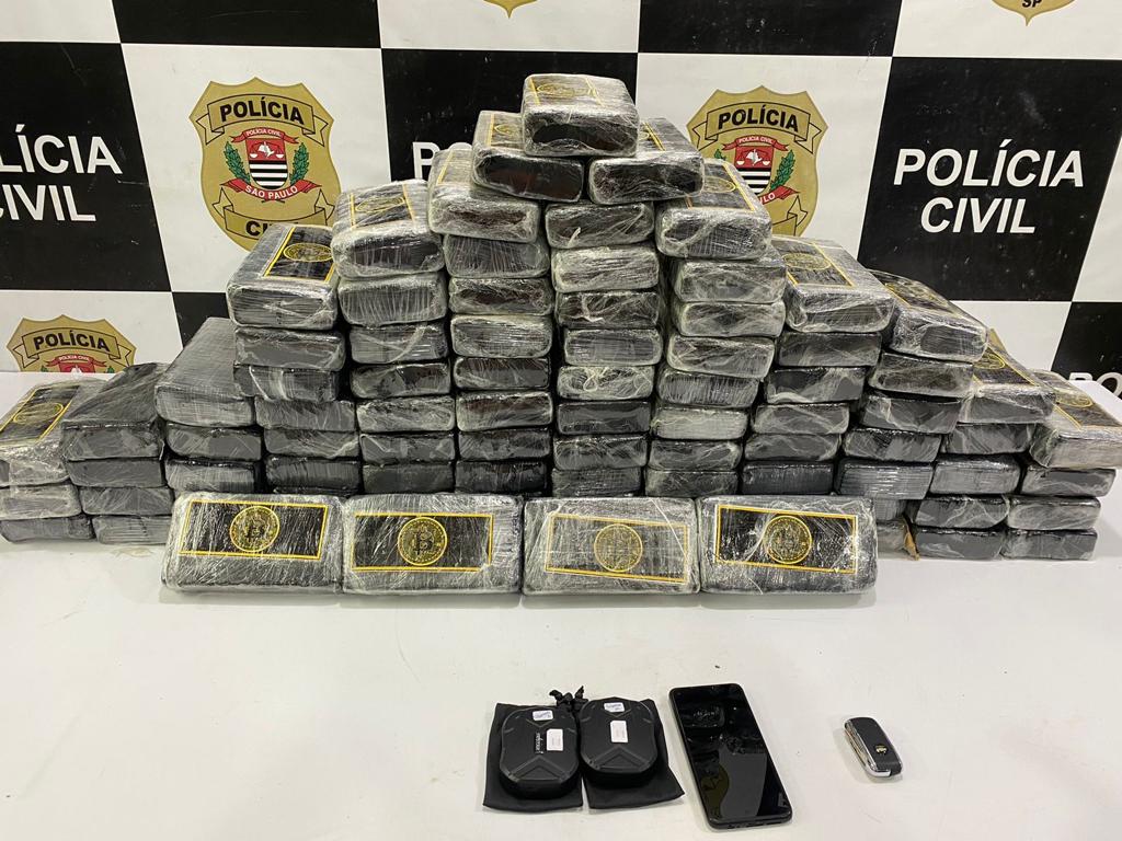 Denarc apreende 90 quilos de cocaína e prende homem em Guarulhos
