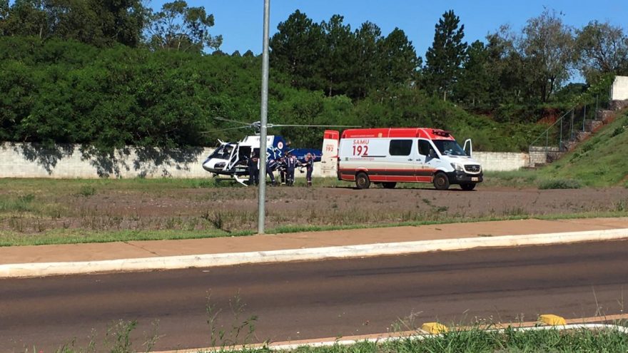 Paciente com síndrome de Guillain-Barré é aerotransportado para o HUOP