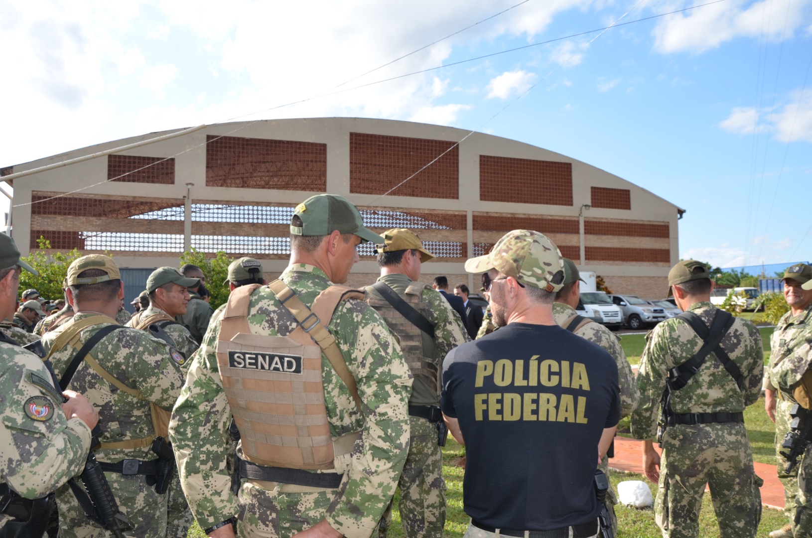PF e Secretaria Antidrogas do Paraguai realizam cerimônia de abertura da 30ª fase da Operação Nova Aliança contra o tráfico internacional de drogas