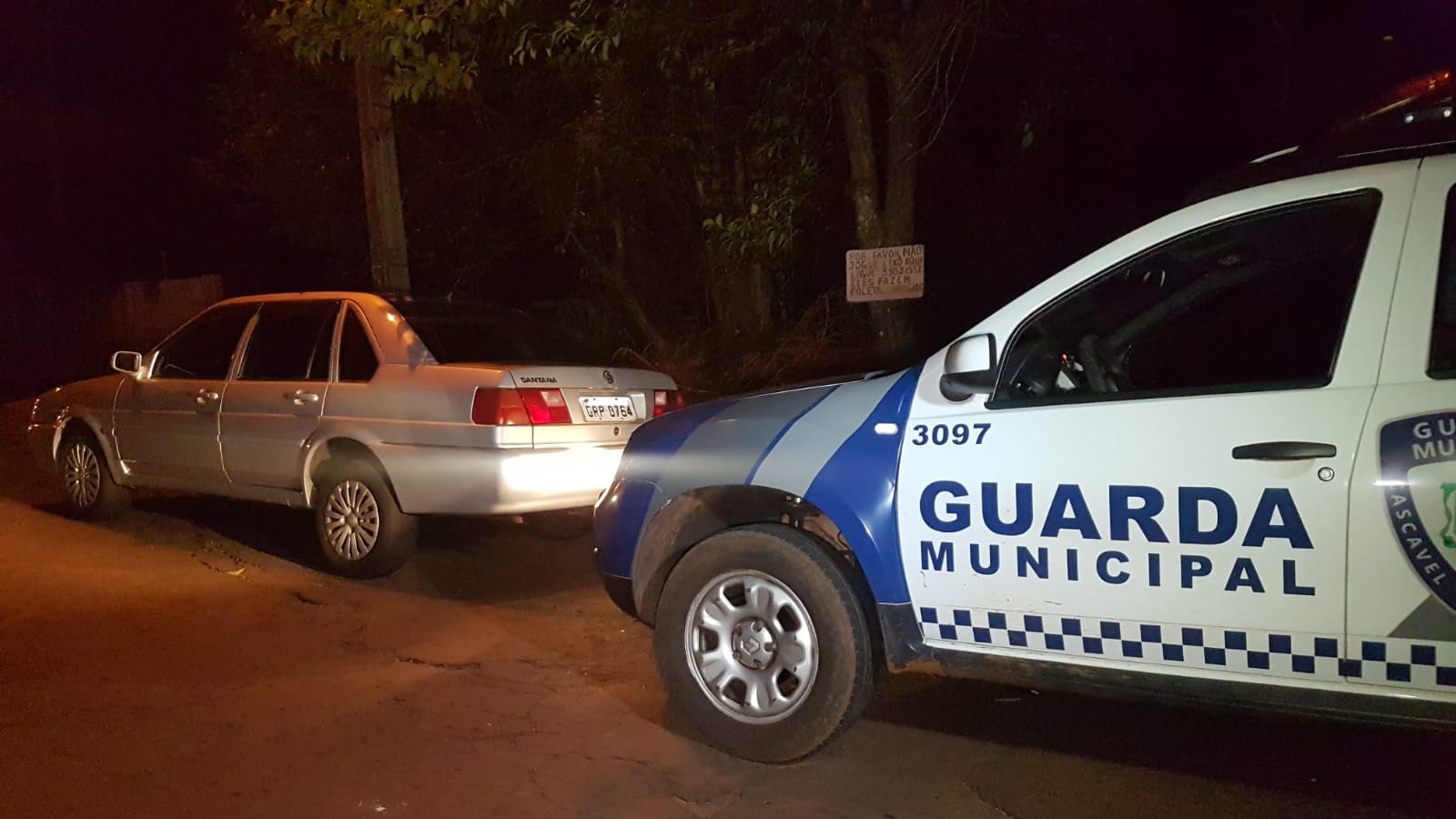 Guarda Municipal recupera veículo com registro de furto em Cascavel