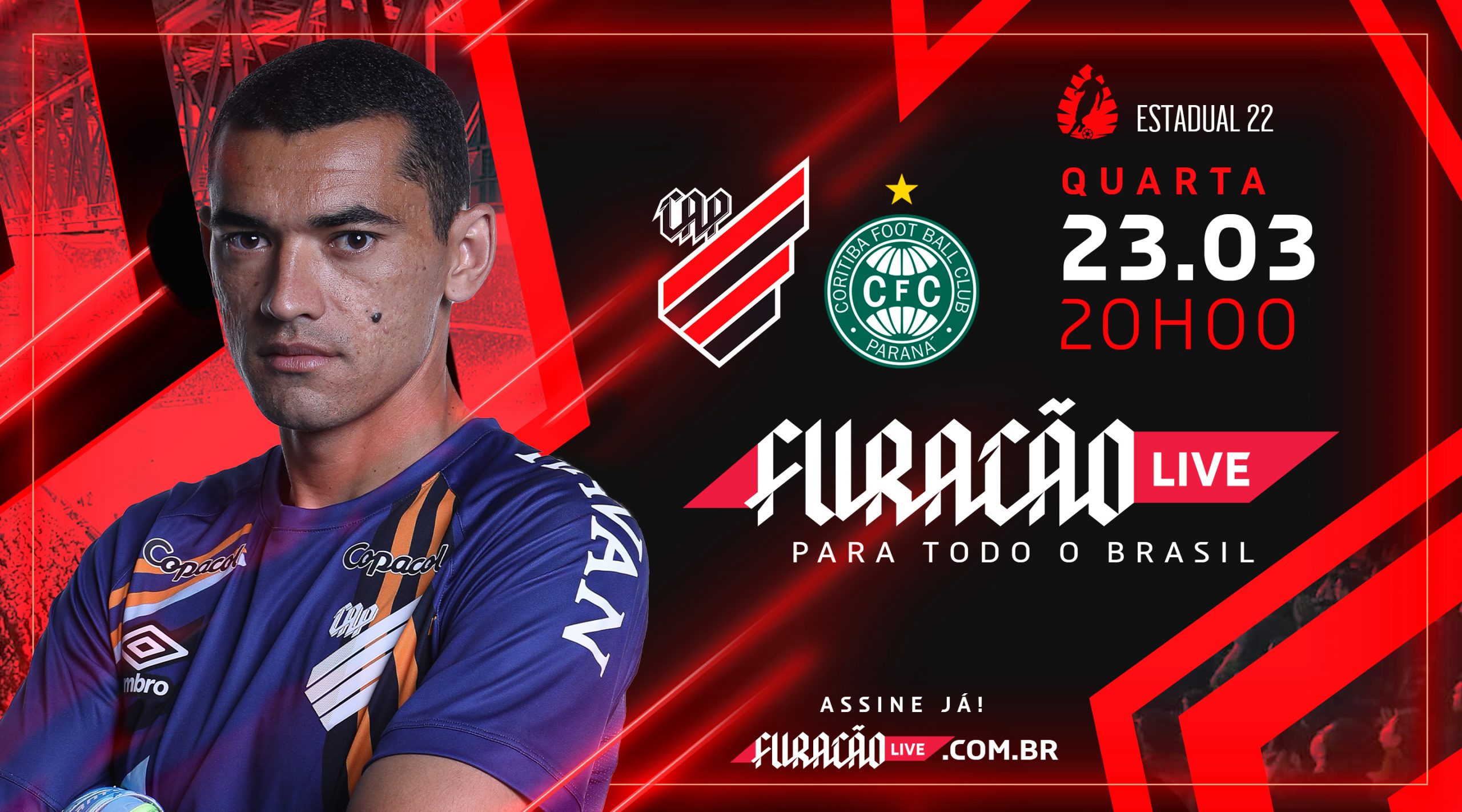 Athletiba ao vivo! Furacão Live transmite o clássico nesta quarta-feira