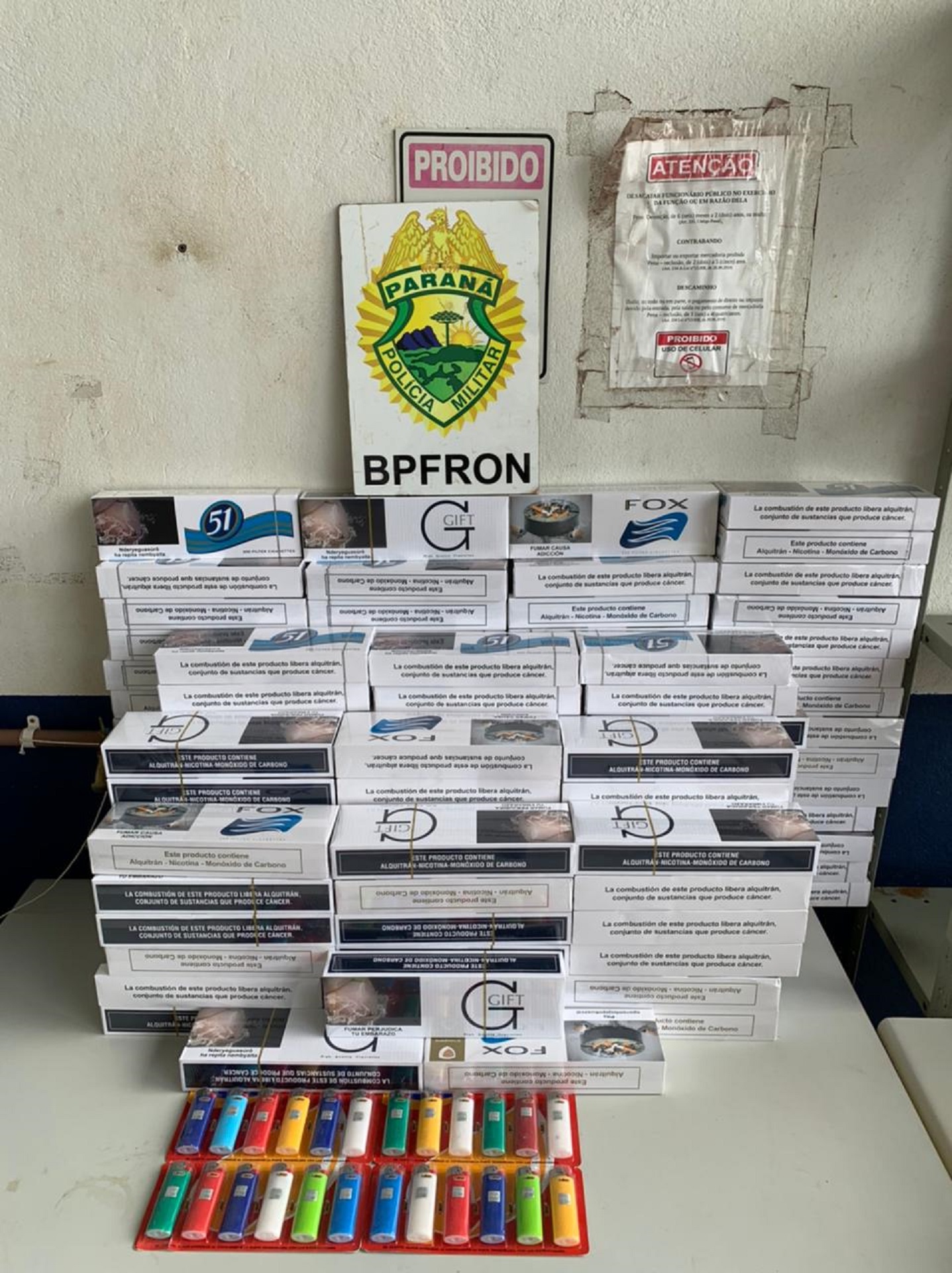 BPFron aprende contrabando e descaminho em ônibus da linha Cascavel-Londrina