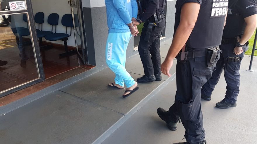 Detento da Penitenciária Federal de Catanduvas é encaminhado ao IML para realização de exame de corpo de delito