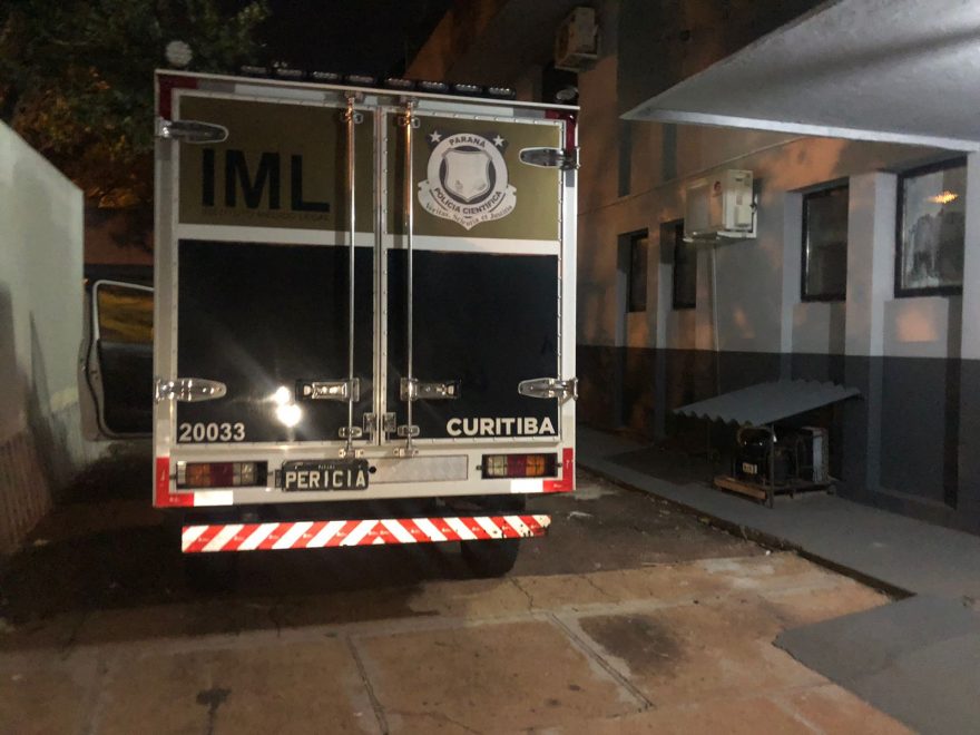 Corpo de Alfredo Alves Canoff de 56 anos chega ao Instituto Médico Legal de Cascavel