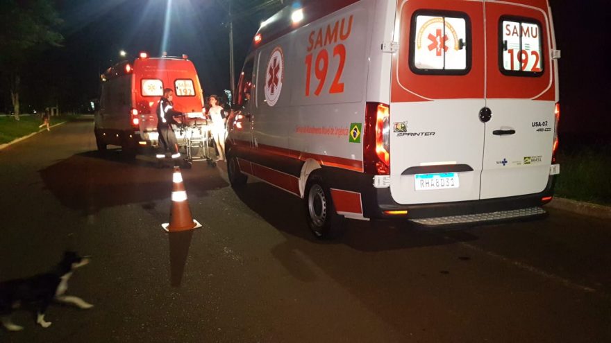 Duas ambulâncias do SAMU são mobilizadas para atenderem paciente convulsionando na Av. da FAG