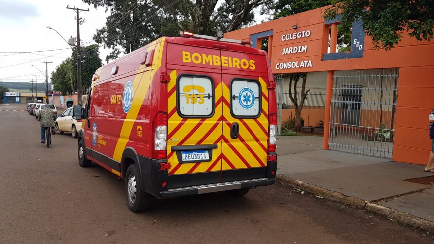Adolescente fica ferido enquanto jogava bola no Colégio Consolata
