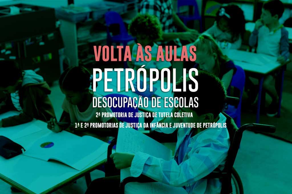 MPRJ ajuíza ação para que município de Petrópolis providencie o imediato retorno às aulas presenciais