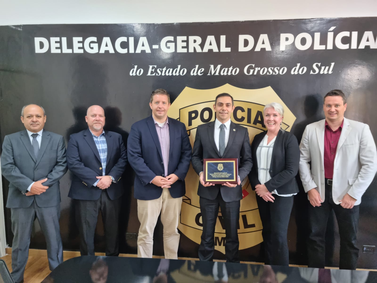 Delegado-Geral recebe representantes da embaixada norte-americana