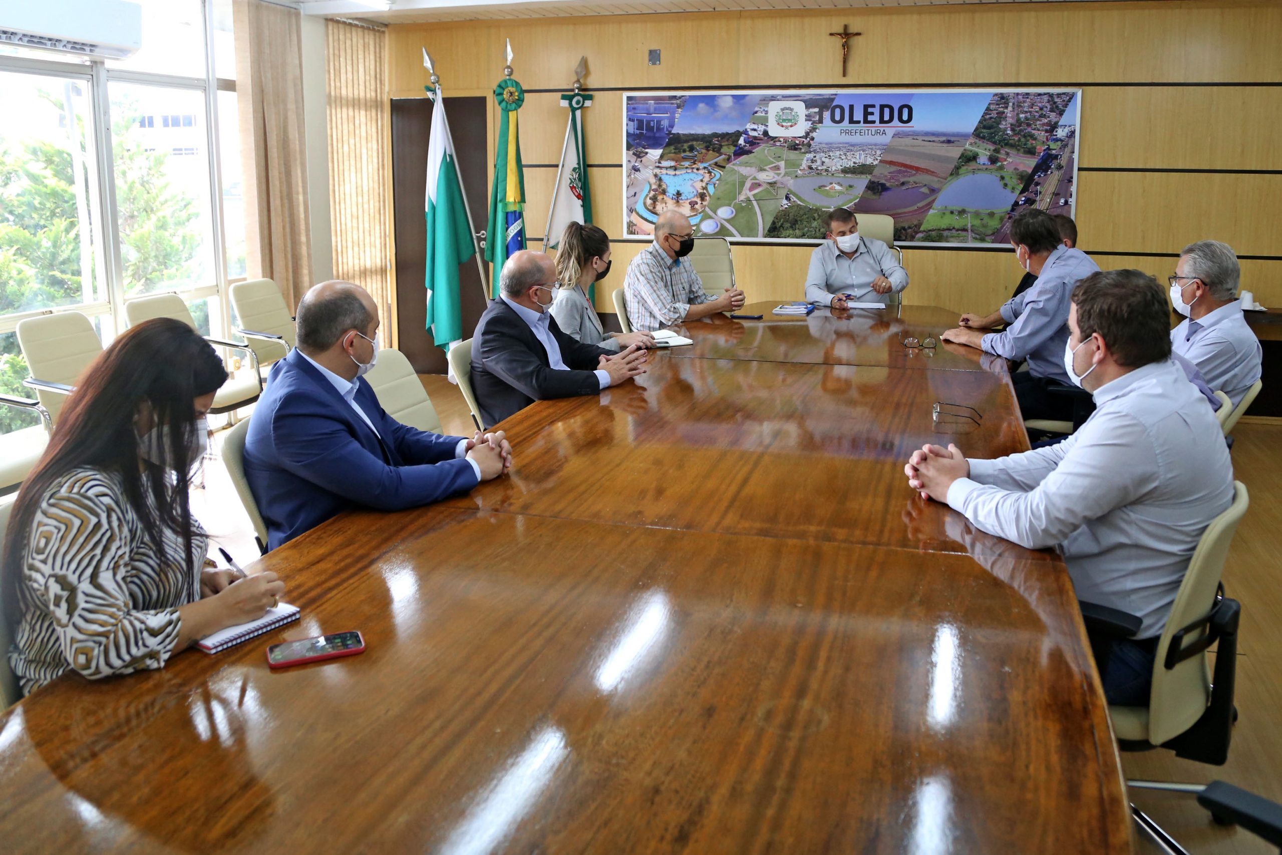 Toledo – Governo municipal e Biopark debatem sobre projetos de infraestrutura