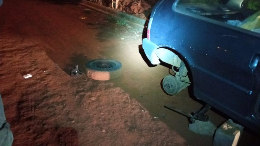 Guarda Municipal localiza veículo sendo desmontado em Cascavel